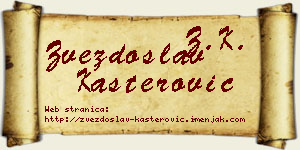 Zvezdoslav Kašterović vizit kartica